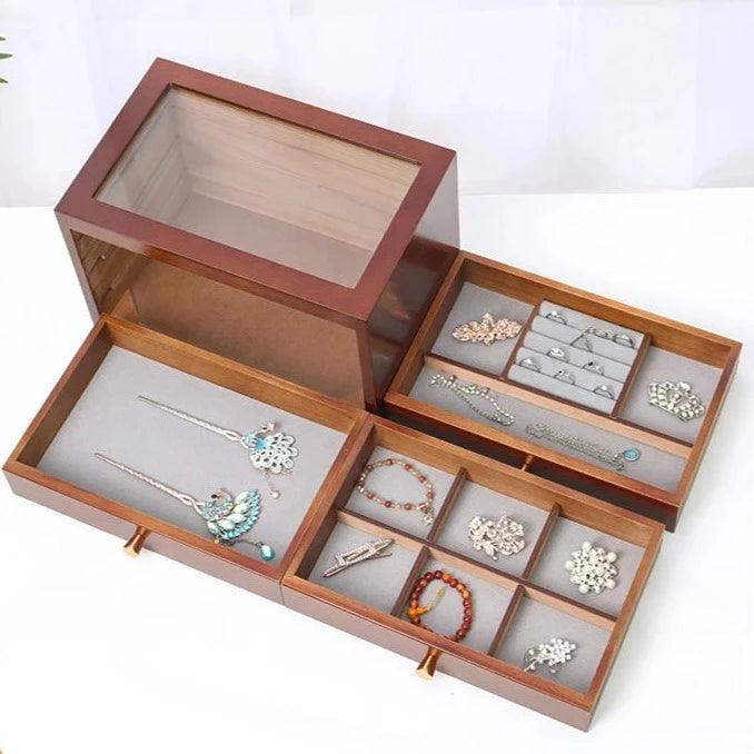 Large Wooden Jewelry Box