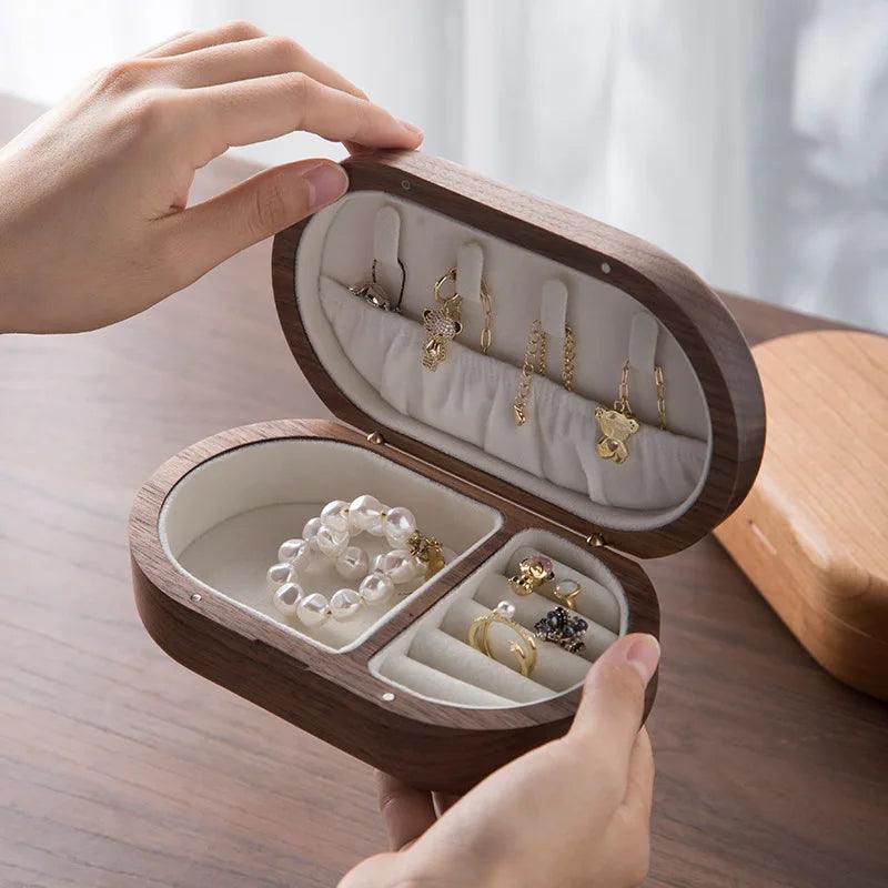 Mini Wooden Jewelry Box