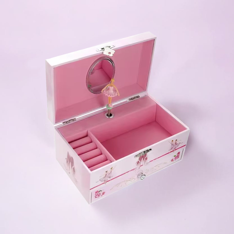 Pink Ballerina Jewelry Box | Music Jewelry Box for Girls