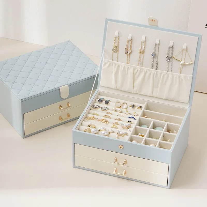 2 Drawer Jewelry Box | Luxury Jewelry Organizer