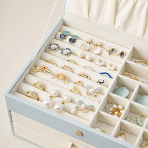 2 Drawer Jewelry Box | Luxury Jewelry Organizer