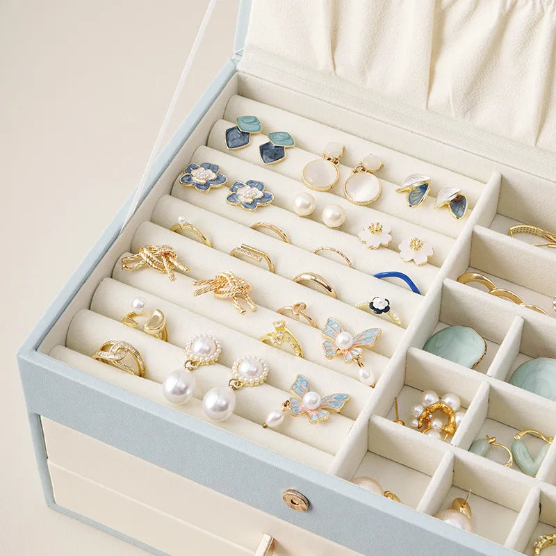 2 Drawer Jewelry Box | Luxury Jewelry Organizer