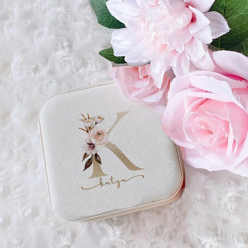 Monogrammed Travel Jewelry Case | Jewelry Boxes