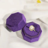 Purple Ring Box | Jewelry Boxes