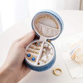 Round Travel Jewelry Case | Jewelry Boxes