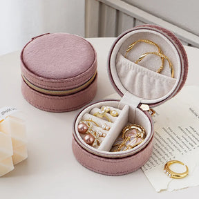 Round Travel Jewelry Case | Jewelry Boxes