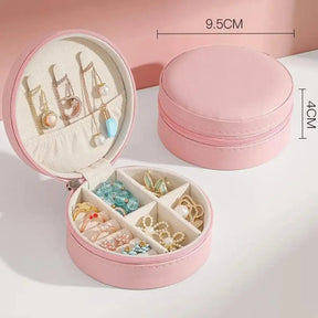 Round Travel Jewelry Box | Jewelry Boxes