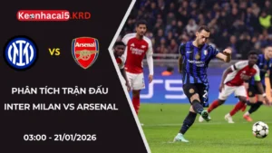 Cúp C1: Soi kèo Inter Milan vs Arsenal | 03:00 Ngày 21/01